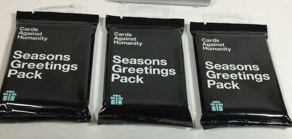 3 Pack Cards Against Humanity Seasons Greetings Pack - Human Pack Expansion  30c - Image 1 of 1
