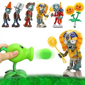 Plants VS Zombies Peashooter Figuras Modelo Juguetes Niños Regalos Kits de Juguete - Imagen 1 de 60