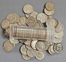 Ebay Live 8.36 - 1 Roll of 50 - $5 Face Value Full Dates 90% Silver Dimes