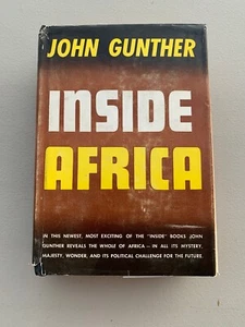 Inside Africa By John Gunther 1955 HB With the original vintage news clippings - Picture 1 of 7