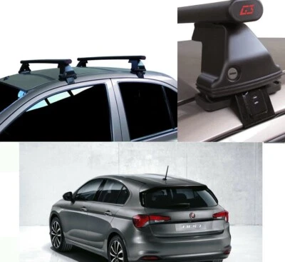 BARRE PORTATUTTO PER FIAT TIPO HATCHBACK ANNO 2017 4 serrature in policarbonato - Immagine 1 di 3
