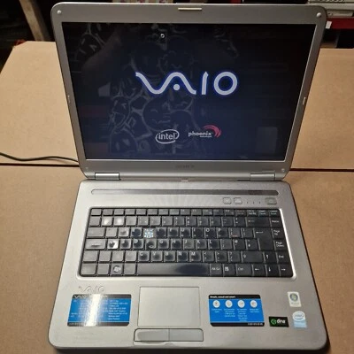 Sony Vaio VGN-NR21J/S , PCG-7113M ,Pentium, NO HDD, NO BATTERY, TESTED TO BIOS  - Image 1 of 4