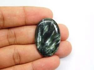 Amazing Natural seraphinite Cabochon Loose Gemstone For Jewelry 36 Cts. ME-4601 - Picture 1 of 4
