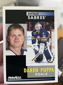 1991-92 Pinnacle Daren Puppa #137 Buffalo Sabres Goalie - Picture 1 of 2