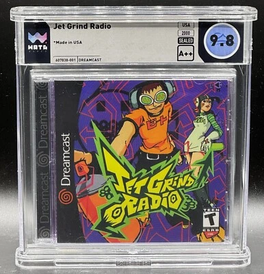 Jet Grind Radio Sega Dreamcast Nuovo Sigillato WATA 9.8 A++ POP 2 Graded - Immagine 1 di 2
