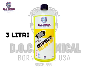 Liquido Antigelo Giallo Protettivo DOC CHEMICAL  3 X 1KG PURO - SPORT - Foto 1 di 8