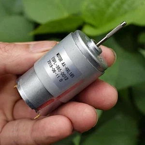 RS-395 DC 12V-36V 24V 8800RPM Large Torque Long Shaft Mini 28mm Electric Motor - Picture 1 of 7
