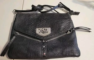 Kathy Van Zeeland Black Small Crossbody Shoulder Handbag - Picture 1 of 9