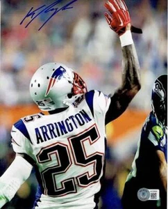 Kyle Arrington New England Patriots handsigniert 8x10 Foto Beckett Holo - Bild 1 von 1