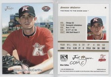 2005 Just Minors Stars Road to the Show Silver Brandon McCarthy #6 Rookie RC