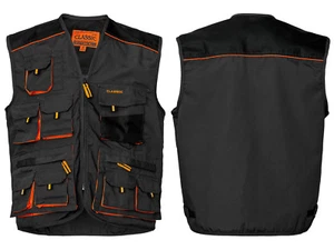 Arbeitsweste Berufsweste Herren Montageweste Arbeitsjacke Art Mas (CLASSIC-V)