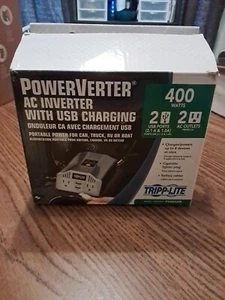 Tripp Lite Pv400usb Car Inverter,400W,Cla,2 5-15R2 Usb - Picture 1 of 2