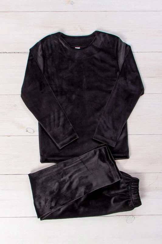 Girls’ Velour Pajama Set – Warm Plush & Elegant Design, Winter,  Nosi svoe 63... - Image 1 of 1