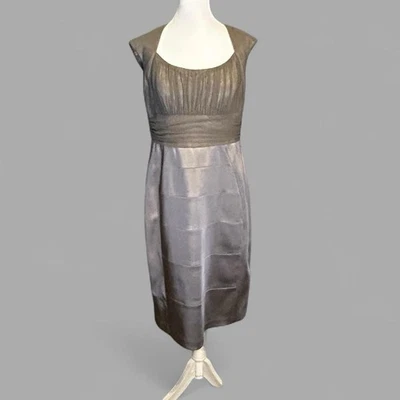 Nuevo con etiquetas Vestido de Cóctel Jax Gris Ceniza Sin Mangas Para Mujer Talla 16 Elegante Fiesta Formal Foto 1 de 4