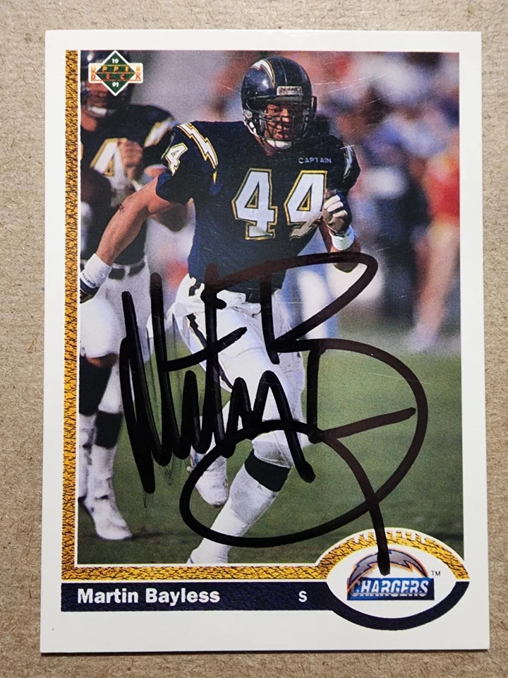 1991 Upper Deck AUTO - Martin Bayless #350 - Image 1 of 1