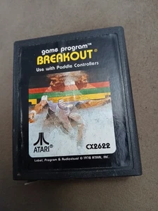 Atari Breakout for Atari 2600 Video Game Cartridge Tennis Vintage 1978 - Picture 1 of 5