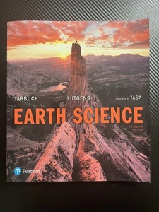 Earth Science Hardback Textbook Book Tarbuck Lutgens - Imagen 1 de 3