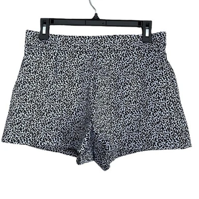 & Other Stories Mujer’s Azul Negro Lunares Rayón Pantalones Cortos Talla 6 Foto 1 de 4