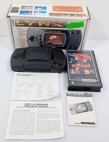 Atari Lynx II Handheld Game System w/ Box, & Manual - PAG-0401 - Raiden - Tested