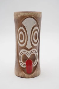 Trader Mort’s Tiki Mug by Munktiki Imports Eli Hedley Design Brown Ceramic 7" - Picture 1 of 6