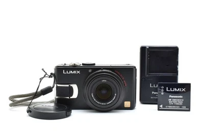 [Quasi come nuovo] Panasonic LUMIX DMC-LX2 fotocamera digitale compatta nera dal Giappone #034 - Immagine 1 di 4