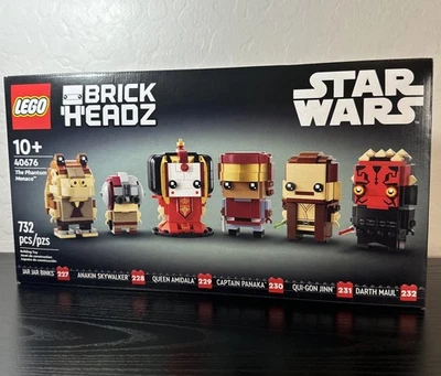 LEGO 40676 Brickheadz Star Wars La Amenaza Fantasma Nuevo y Sin Abrir RETIRADO Foto 1 de 4