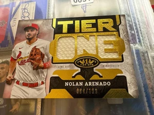 NOLAN ARENADO /084/199 2025 Topps Tier One Relic Die-Cut Cardinals #T1RD-NA - Bild 1 von 2