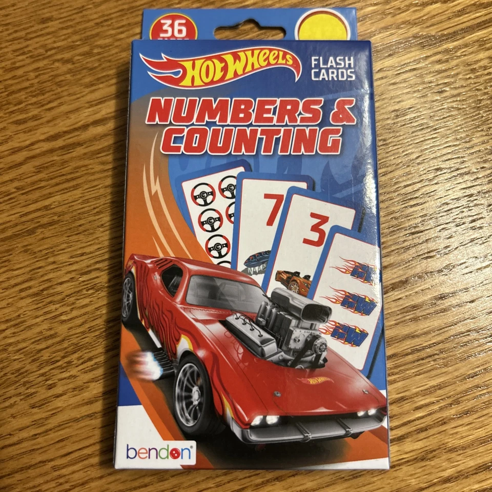 BENDON️ CHILD'S FLASH CARD LOT of FOUR COMPLETE 36 FLASH CARD PACKS