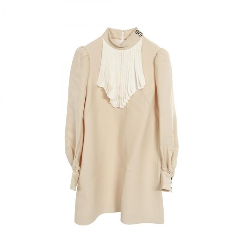 LOUIS VUITTON（LV） Abito LOUIS VUITTON RW201B NQA FIDB46 seta lana beige usato donnaa ta