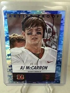 AJ McCarron The Rookies Rookie RC Artist Proof Blue #’d/35 ⭐️ - Picture 1 of 3