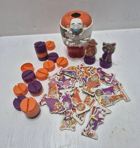 Konvolut Vintage 60er 70er Jahre Clown Pappfiguren Spiel 1 / Kunststoff Hasbro Pop Up - Bild 1 von 11