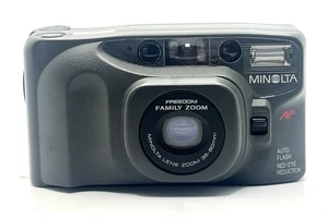 Minolta Freedom Family Zoom-Cámara apuntar y disparar 35 mm-Reacondicionada-Kit completo - Imagen 1 de 6