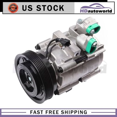 A/C AC Compressor For Hyundai XG350 02-05 Fits Kia Amanti 2004-2006 3.5L - Image 1 of 4