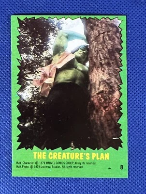 1979 Topps The Incredible Hulk THE CREATURE'S PLAN #8 - Image 1 of 2
