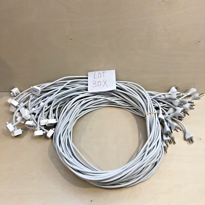Lot 30X Apple MacBook Power Cord 6ft Extension Cable for Magsafe 45W 60W 85W OEM - Image 1 of 4