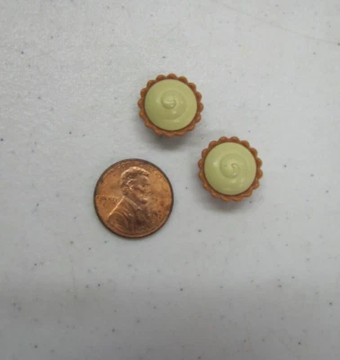 Lego Yellow Cream Pie x2 minifigura minifigura acessório padaria cozinha AMIGO DA CIDADE - Imagem 1 de 3