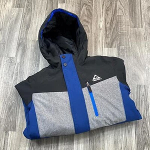 GERRY Full Zip Water Resistant Blue/Black Hooded 3 in 1 Jacket Boy's Size Medium - Picture 1 of 9