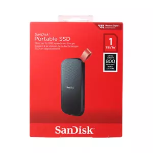 SanDisk Portable SSD 1TB USB-C, USB 3.2, Gen 2 800MB/s - Picture 1 of 1