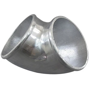 5" Cast Aluminium Elbow 90 Degree Tight Bend Intercooler Turbo Polished - Picture 1 of 1