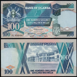 UGANDA 100 SHILLINGS (P31a) 1987 UNC - Picture 1 of 1