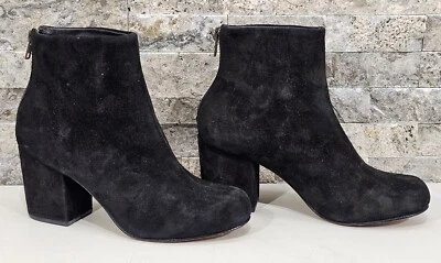 Botas Rachel Comey Tilden Gamuza Gruesas Negras Botín Silencioso Lujo Para Mujer Talla 6.5 Foto 1 de 4