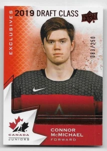 20/21 STÜCK TEAM KANADA JUNIORS EXKLUSIV PARALLEL #99 Connor McMichael #83/250 - Bild 1 von 2