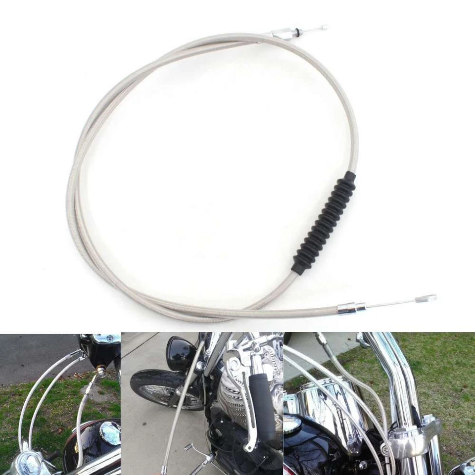 71-дюймовый стальной трос сцепления для Harley Sportster Softail Heritage Road King Dyna Bob - Изображение 1 из 4
