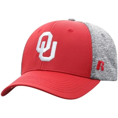 Gorra ajustable Oklahoma Sooners para hombre carmesí/gris - ¡Nueva con etiquetas! Foto 1 de 4