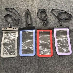 Confezione da 4 custodie impermeabili universali multicolore, custodia impermeabile per telefono grande - Foto 1 di 14