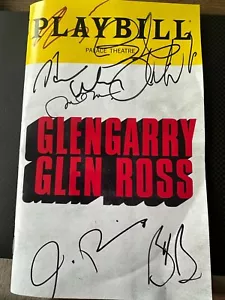 Glengarry Glen Ross signed Playbill by the cast including Kieran Culkin - Picture 1 of 2
