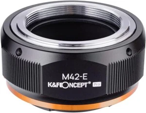 K&F Concept Objektivhalterung Adapter M42 Objektiv auf Sony NEX E-Halterung spiegellose Kamera USA - Bild 1 von 14