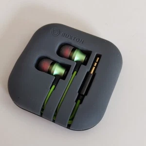 Ansehen! BUXTON Premium Qualität In Ear Kabelgebunden Kopfhörer Ohrhörer Neon Grün - Bild 1 von 6