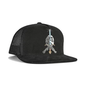 Powell Peralta Skull & Sword Trucker Cap - Black - Picture 1 of 5