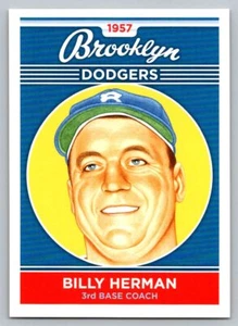 2011 Ronnie Joyner Commemorative 1957 Brooklyn Dodgers #18 Billy Herman - Picture 1 of 2